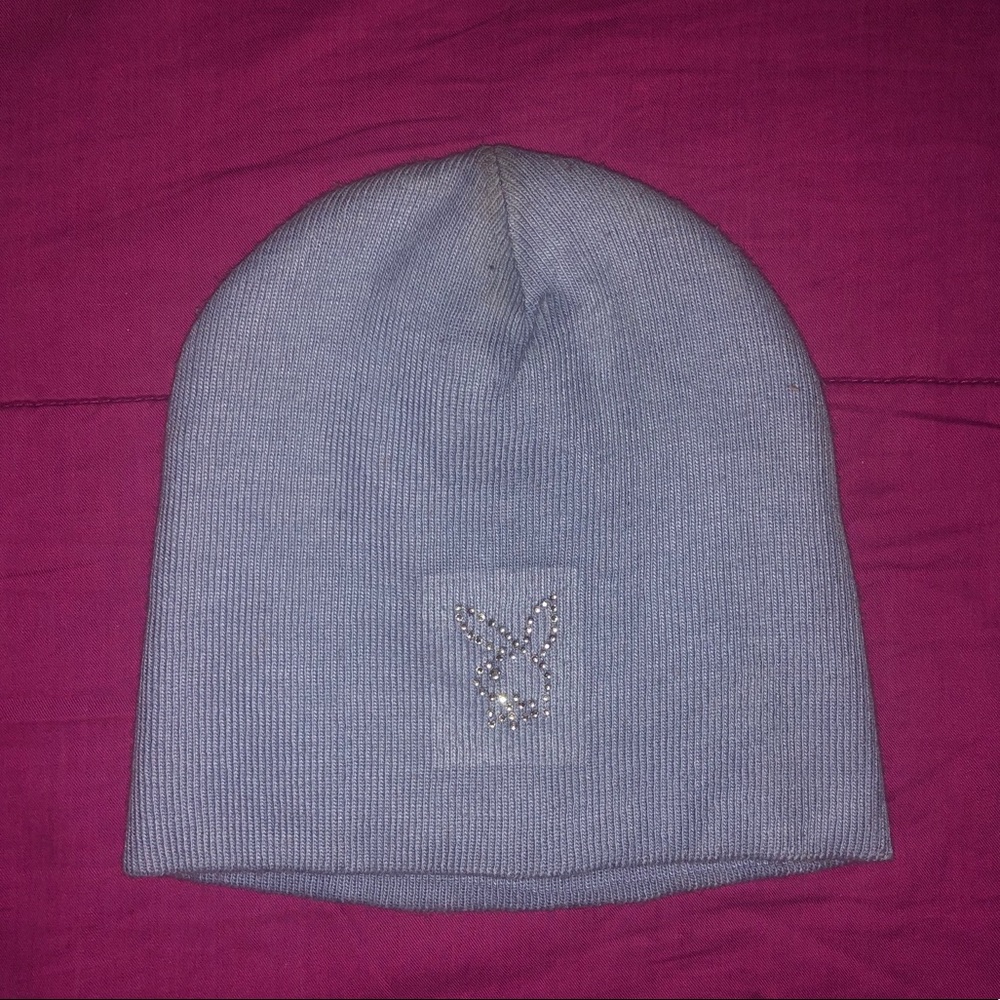 Playboy rhinestone beanie
